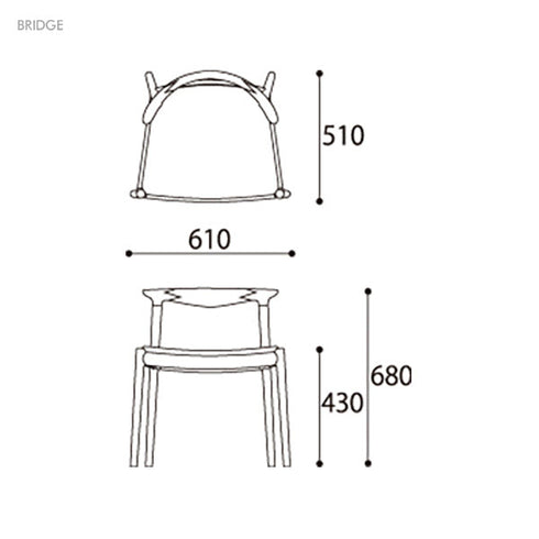 LIGHT SIDE CHAIR BK Leather